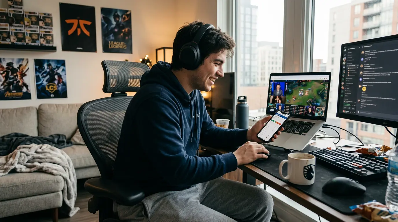 Поведенчески профил на eSports залагащия — мобилни предпочитания