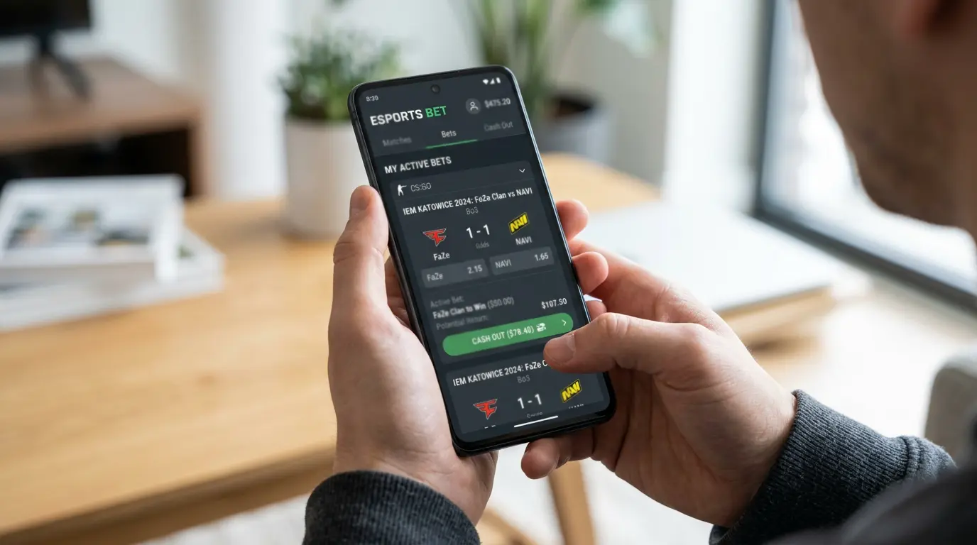 Cash-out при eSports залози — кога да затвориш залога по-рано