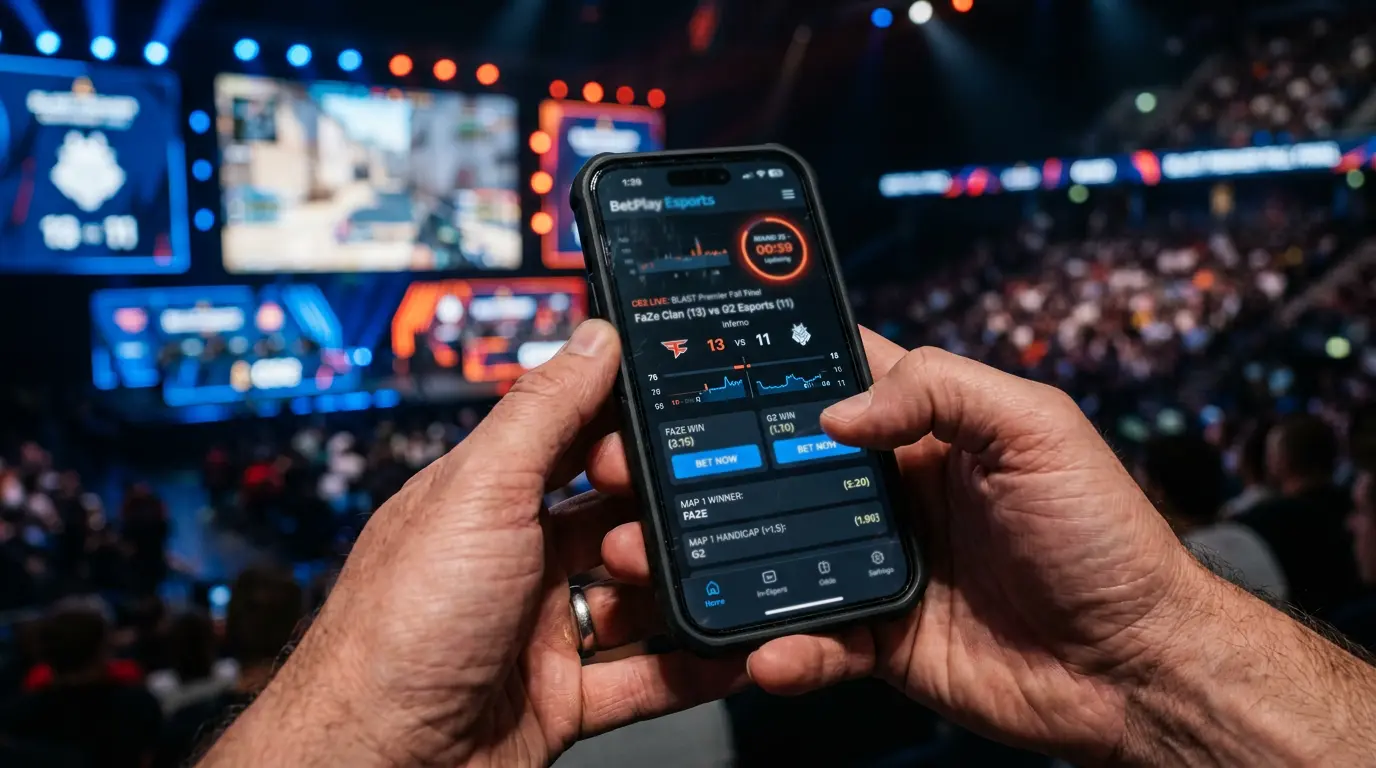 Залагане на живо при eSports чрез мобилно приложение — in-play CS2
